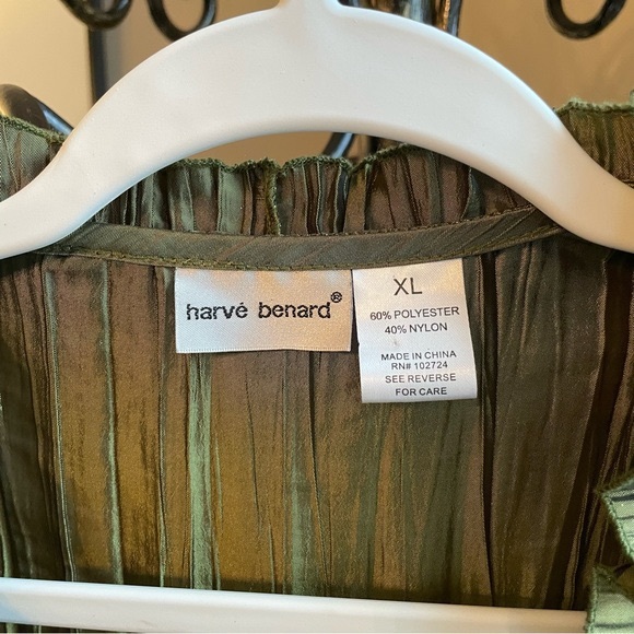 Green Ruffled Blouse - Picture 2 of 11